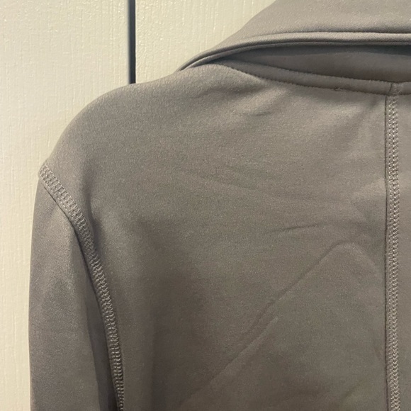 stretchy charcoal moto jacket - Picture 7 of 10